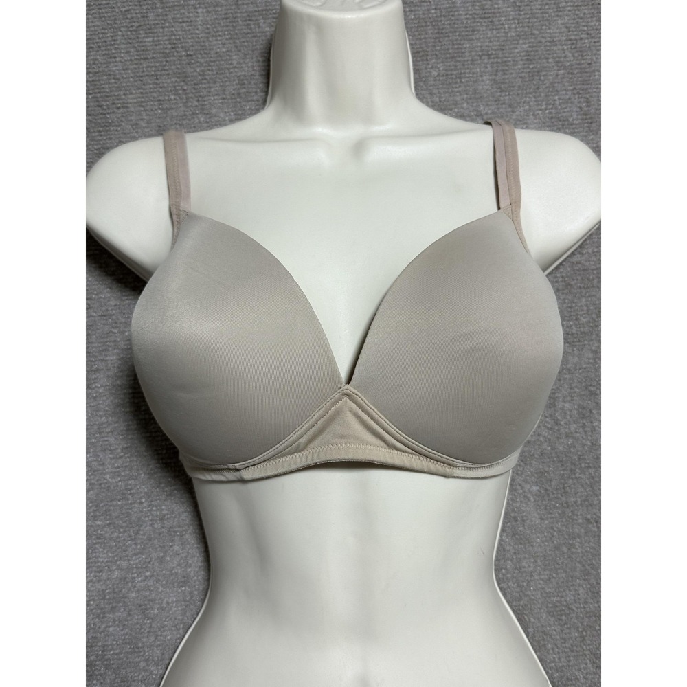 Warners Bra Womens 36C Beige Lightly Lined Underwire T-Shirt Everyday Comfort